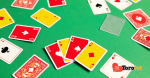 Burraco online free — Italian card game illustration with colorful playing cards